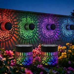 Lámpara de Pared LED RGB con Sensor de Movimiento, Resistente al Agua IP65, de Latón para Exteriores, Ideal para Jardín, Villa y Paisajismo - Product Image 1