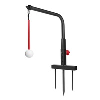 Entraîneur de swing de golf portable, durable et léger en acier inoxydable, directement de l'usine, couleur personnalisable, conception pour droitiers/gauchers