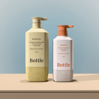 Bouteilles à pompe en plastique HDPE de 500 ml de premier choix, bouteilles de gel douche et de lotion corporelle de 750 ml, emballages cosmétiques pour soins de la peau