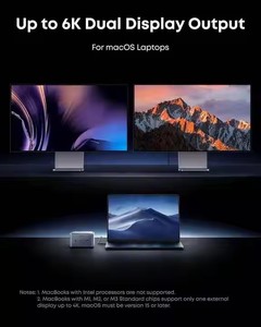 Docking Station <span class=keywords><strong>Prime</strong></span> Anker TB5 con Ricarica Massima 140W e Trasferimento Massimo 120Gbps con 14 Porte Thunderbolt 5 - Product Image 3