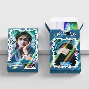 KPOP 124 unids/caja <span class=keywords><strong>Bangtan</strong></span> Boys V <span class=keywords><strong>Taehyung</strong></span> Laser Photocard Lomo Card Photo Card - Product Image 5