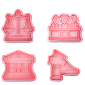 Court Series Moule <span class=keywords><strong>à</strong></span> biscuits en plastique Dessin animé 3D Arbre de <span class=keywords><strong>Noël</strong></span> Écologique DIY Imprimé <span class=keywords><strong>Emporte</strong></span>-<span class=keywords><strong>pièce</strong></span> 2 pièces - Product Image 6