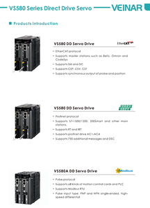 อุปกรณ์ไฟฟ้าความน่าเชื่อถือสูงขนาดกะทัดรัด 220v Ethercat จากจีน รุ่น Vs580bs2r7b Dr - Product Image 4