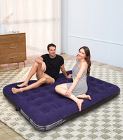 Matelas Gonflable de Camping en Gros – Taille Simple ou Double, Lit Gonflable Floqué, Matelas Domestique au Design Moderne avec Pompe Manuelle