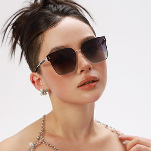 Nouvelles lunettes de soleil polarisées œil de chat de style européen et américain pour femmes, protection UV400, monture en métal, verres TAC, pour la conduite et le cyclisme. - Product Image 3