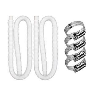 Tuyau de remplacement pour piscine gonflable, pour pompes Intex 300 330 530 1000 gallons, tuyau flexible en PVC avec pinces, accessoires de piscine - Product Image 3