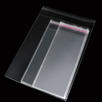 Poly sacs en plastique transparents personnalisés OPP CPP BOPP avec scellage auto-adhésif sacs en plastique Opp