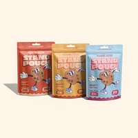 Sachet d'emballage en papier kraft plastifié recyclé Eco PE EVOH CPP 50g 100g 125g 250g 500g 1kg pour céréales, viande séchée, biscuits