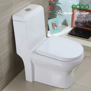 EDOO exklusives Design 3L Toilette S-Falle 225mm/250mm 4 Zoll Washdown einteilige Toilette mit eingebautem Bidet WC Sanitär keramik