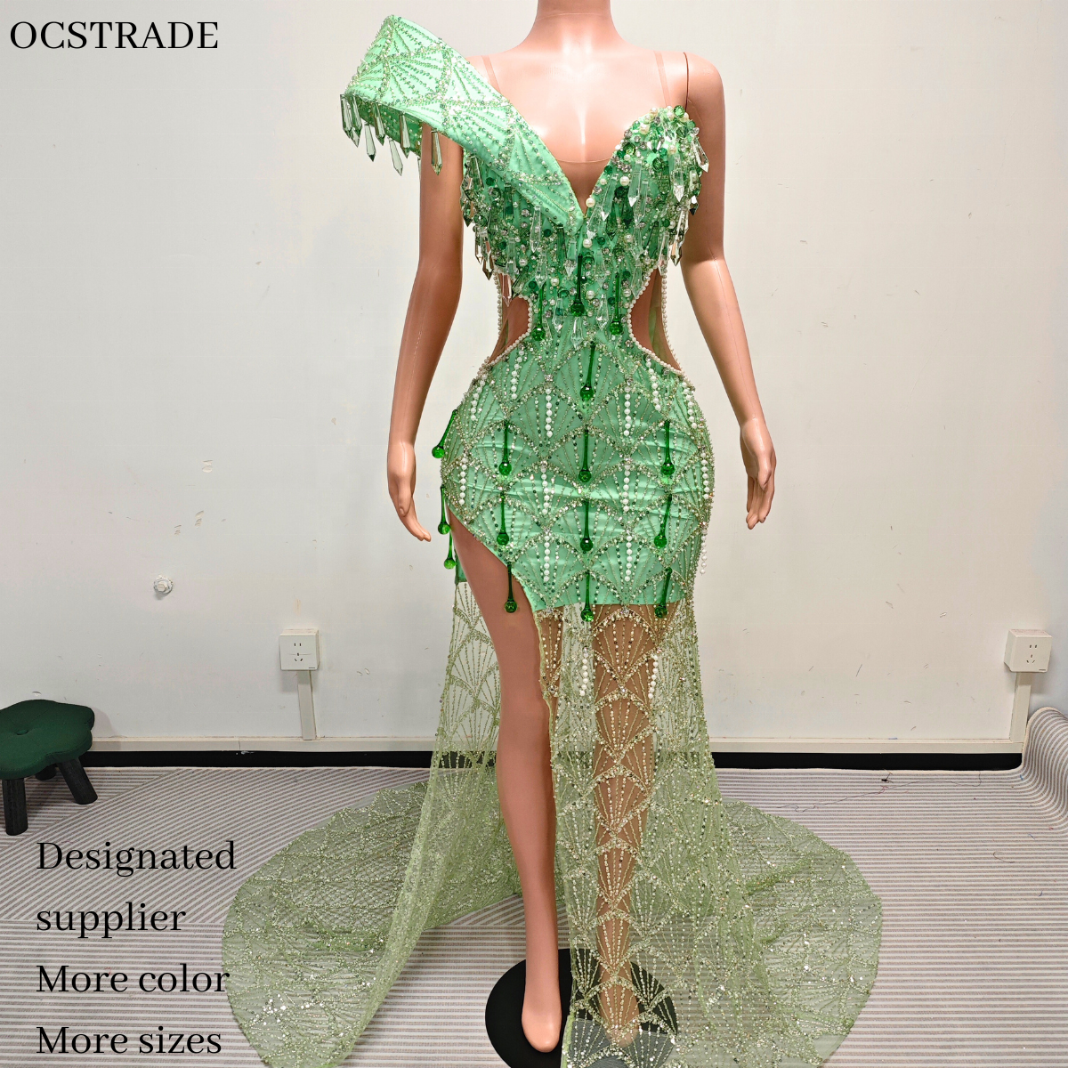 Mint Green Dress - Wedding Party Wear A-Line Maxi Mint Green Dress - Wedding Party Wear A-Line Maxi