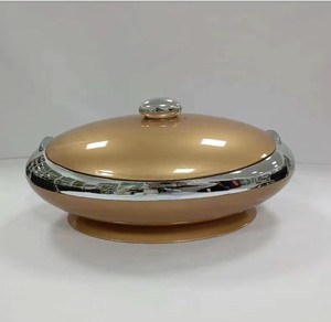 Coffret <span class=keywords><strong>Cadeau</strong></span> Premium 3 Pièces – Chauffe-Plats Isothermes Ronds à Double Paroi (4L, 5L, 6L) pour Ramadan, Iftar, Événements et Cuisson Africaine - Product Image 2