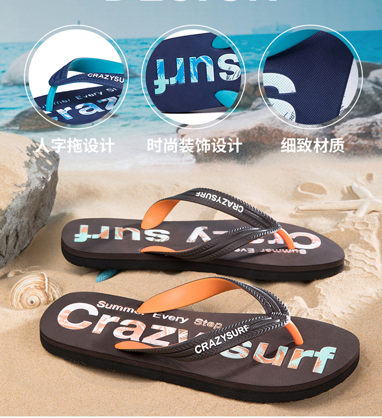 Summer Casual Flip-flops Slippers Tow Clip Rubber PVC EVA Non-slip Vietnam Slippers Men Filp Flops