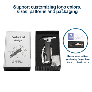 EDC da campeggio all'aperto strumento multifunzionale <span class=keywords><strong>in</strong></span> lega di alluminio martello artiglio sopravvivenza Multitool <span class=keywords><strong>per</strong></span> gli uomini <span class=keywords><strong>per</strong></span> l'arrampicata e tour - Product Image 6