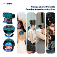 Fitdash TENS aspiration sous vide électrique grattage masseur dispositif lumière rouge chauffage ventouses intelligentes