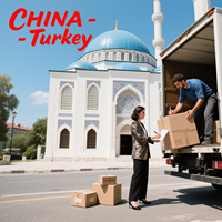Expédition express de porte à porte de la Chine vers la Turquie avec des services professionnels d'agent de logistique de transport de fret maritime et aérien DDP
