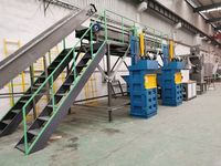 Coût de la ligne complète de recyclage de plastique ABS, PS, PE, PP pour machines à laver le plastique