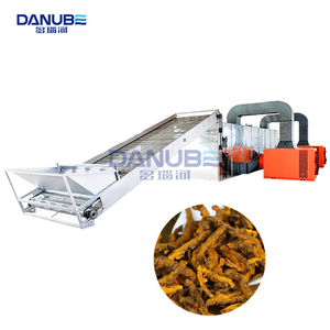 Secadora de malla personalizada para coptis, línea de procesamiento de limpieza, corte y secado de Huang Lian, máquina de secado de coptis - Product Image 1