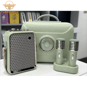 Loa không dây Divoom <span class=keywords><strong>East</strong></span> Songbird, bộ âm thanh karaoke gia đình, âm thanh nổi di động, thùng kim loại, âm thanh stereo kép - Product Image 1