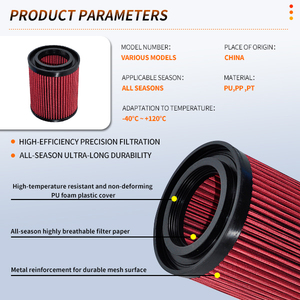 กรองอากาศทรงกรวยแบบไหลสูง Universal ขนาด 76 มม. 3 นิ้ว สำหรับระบบดูดอากาศเย็น ประสิทธิภาพสูง ล้างทำความสะอาดได้ ใช้ซ้ำได้ สำหรับรถแข่ง - Product Image 3