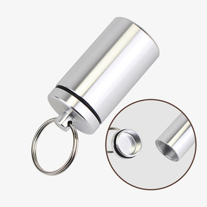 กล่องใส่ยาโลหะแบบมีพวงกุญแจกันน้ำได้กล่องใส่ยาอลูมิเนียมแบบกำหนดเองได้ - Product Image 6