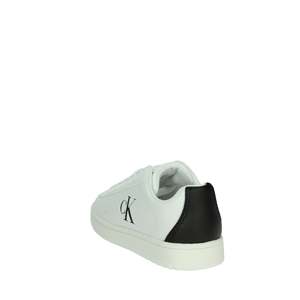 Calvin Klein - Zapatillas Deportivas para Niños, Color Blanco y Negro, de Piel, de Caña Baja, Informales - Product Image 2