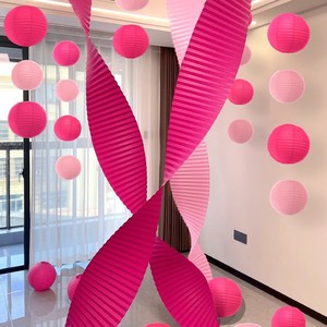 ลูกบอลกระดาษรังผึ้งขายส่ง อุปกรณ์จัดงานปาร์ตี้ ลูกบอลดอกไม้กระดาษ ลูกบอลกระดาษปอมปอม สำหรับตกแต่งงานวันเกิด งานแต่งงาน และบ้าน - Product Image 3