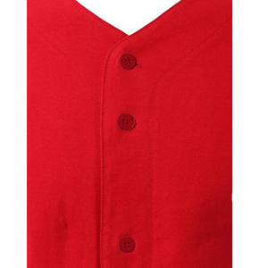Blank Custom baseball T Shirt 100% Polyester Baseball Jersey - Product Image 4