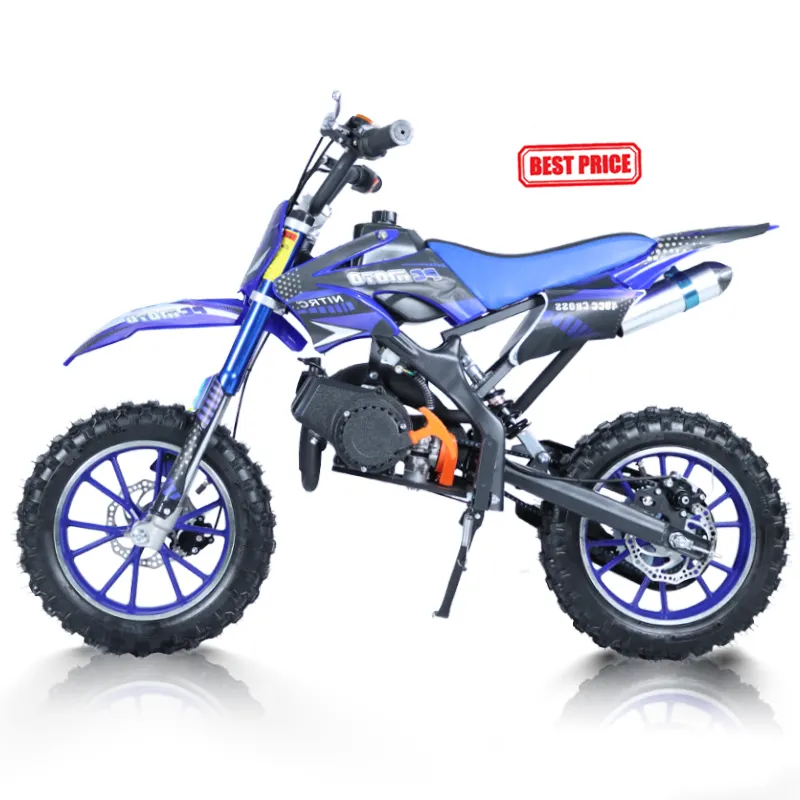 Nieuwe 49cc 2 Takt Kids Mini Crossmotor Pocket Pit Bike Motorcross