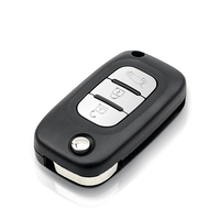Télécommande de clé de voiture Original 2/3BNT PCF7961 Chip 433MHZ pour Renault Clio 3 Fluence Megane 3 Kangoo Modus Alpine Master
