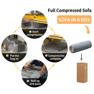 Sofá Cama Plegable y Compactable al Vacío de Doble Uso, Tamaño para Sala de Estar, Ideal para Apartamentos Pequeños, Sofá Tatami para Personas que Buscan Comodidad - Product Image 6