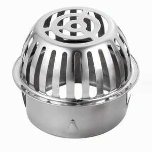 Nắp lọc thoát nước ban công bằng thép không gỉ ngoài trời, nhiều kích cỡ, chống tắc nghẽn, dùng cho mái nhà, ống thoát nước mưa - Product Image 1