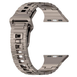 Correa de reloj inteligente de silicona para <span class=keywords><strong>Apple</strong></span> <span class=keywords><strong>Watch</strong></span>, correa de reloj de goma de metal imitado para Iwatch Series 8 7 Ultra 41mm 45mm 49mm - Product Image 2