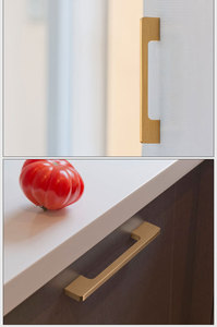 Modern Furniture Hardware Kitchen <strong>Door</strong> Cabinet Cupboard Dresser Wardrobe <strong>Closet</strong> Long Aluminum Pull Handles - Product Image 2