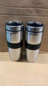 Stainless Steel Tumbler Vacuum Insulated Double Wall Travel Mug with Silicone Sleeve Minimalist Design - Product Image 2