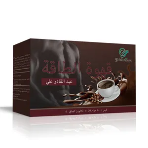 Arabic Maca 3 in 1 instant coffee Private label healthcare supplements Coffee for Boost energy herbs ginseng coffee