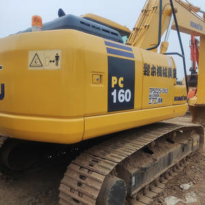 Excavatrice sur chenilles Komatsu Pc160 de 16 tonnes en excellent état avec moteur Hitachi et godet de 1,38 m - Product Image 3