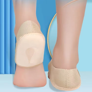 Wholesale Silicone Heel Pads Shock Absorption Relieving Leg Adjustable Straps Prevent Slipping <b>Insoles</b> - Product Image 3