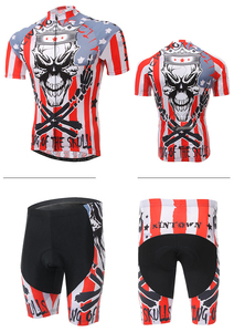 Combinaison de cyclisme unisexe personnalisée OEM ODM, extensible dans quatre directions, respirante, coupe ample, impression par sublimation intégrale, polyester et élasthanne, pour VTT - Product Image 5