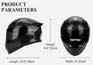 Casques de <span class=keywords><strong>moto</strong></span> intégraux en fibre avec spoiler, casque de <span class=keywords><strong>moto</strong></span> sport touring et routier - Compatibles Bluetooth, poches pour haut-parleurs - Product Image 6