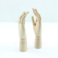 Présentoir à gants Modèle 12 pouces Mannequins d'activité articulés Mains en bois