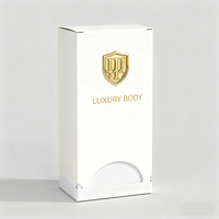 Boîte cosmétique en papier gaufré personnalisé écologique avec logo pour kits de maquillage et de soins de la peau