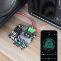 Amplificador 2.1 WIFI BT, Reproductor Estéreo Digital, Máquina de Sonido, Kit de Placa de Sonido Envolvente, Control Remoto, Placa Decodificadora Atmos, Placa Amplificadora 2.1