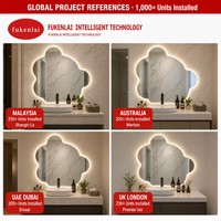 Miroir de salle de bain LED en forme de nuage Fullkenlight, sans cadre, rétroéclairé, pour le marché des matériaux de construction