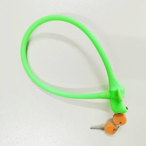 2022 नए सिलिकॉन ताला केबल ताला बाइक सामान प्यारा कुत्ता आकार ताला - Product Image 5