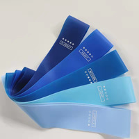 Bande élastique en silicone réutilisable pour le sport, le fitness, le lifting des fessiers, l'entraînement de résistance, le yoga et l'ouverture des épaules