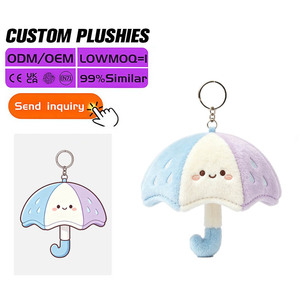 Porte-clés en peluche super doux Nuage Mignon Pluie 10cm Personnalisé Kawaii Coton PP OEM ODM 100 pièces MOQ Décoration de sac Cadeau Vente en gros - Product Image 3