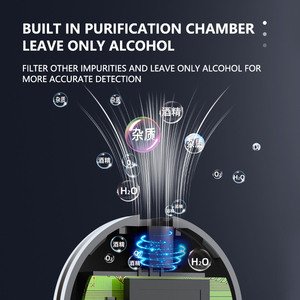 Profissional Display Digital Portátil Bafômetro Novo Design BAIIDS Electronic <span class=keywords><strong>Alcohol</strong></span> <span class=keywords><strong>Tester</strong></span> Semiconductor Sensor Recarregável - Product Image 4