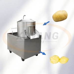 Éplucheur de fruits et légumes électrique commercial Machine à laver et à éplucher les pommes de terre automatique pour une utilisation dans un restaurant de ferme de cuisine - Product Image 1