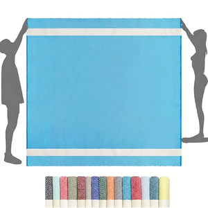 2026 New Custom Logo High Quality Cotton Compressed <b>Beach</b> Towel for Travel - Product Image 1