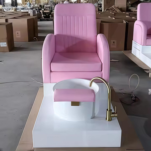 Fauteuil de pédicure rose moderne très demandé, chaise de pédicure de luxe, fauteuil de pédicure pour spa des pieds, chaise de pédicure pour extension d'ongles, canapé - Product Image 5